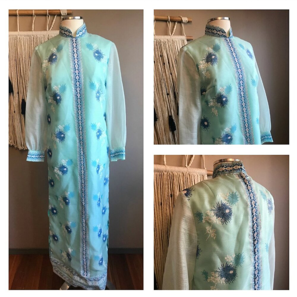 Vintage 1960s Hawaiian Dress Alfred Shaheen